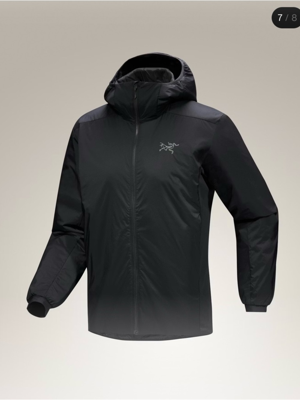 Arc'teryx Men's Black Hooded Jacket - XL